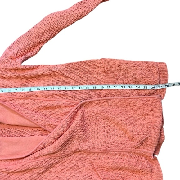 Lululemon Post Practice Cardi-Plum Peach Athleisure Cardigan- Size 4 - Picture 14 of 14